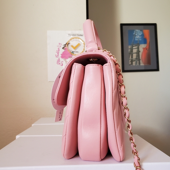 Chanel trendy small pink gold hard ware bag - Picture 6 of 17